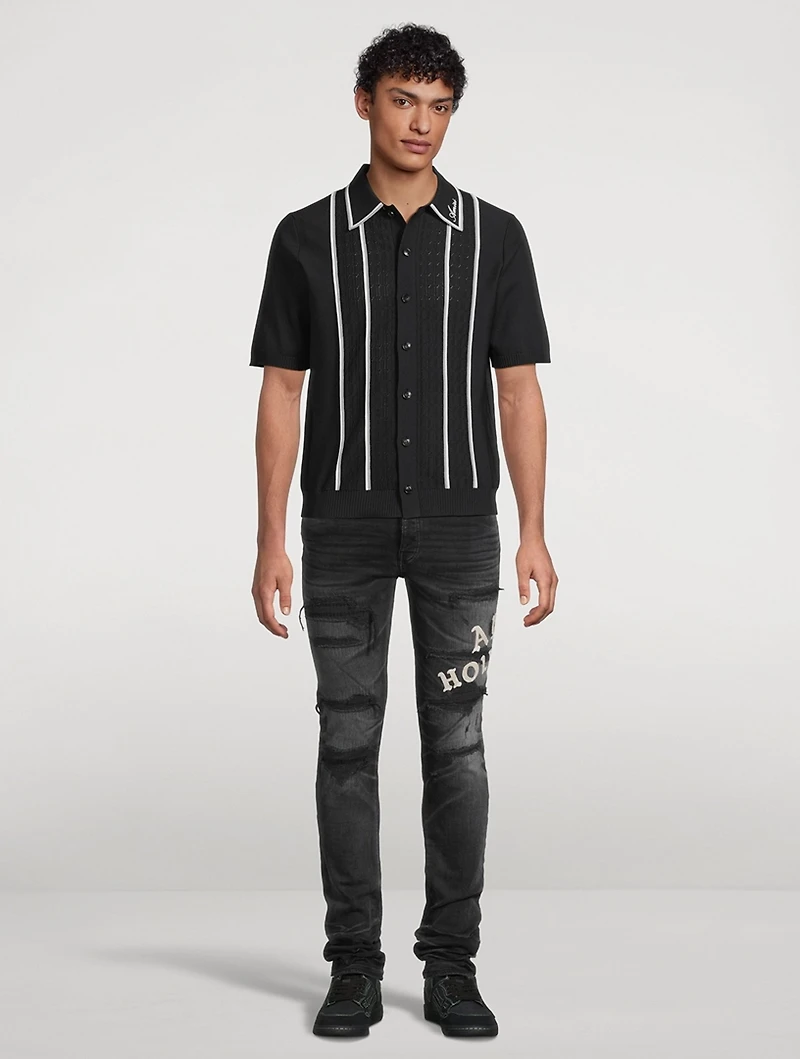 Short-Sleeve Shirt With Script Logo