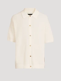 Crochet Short-Sleeve Shirt