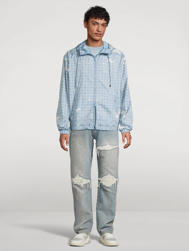 MA Quad Bleached Windbreaker Jacket
