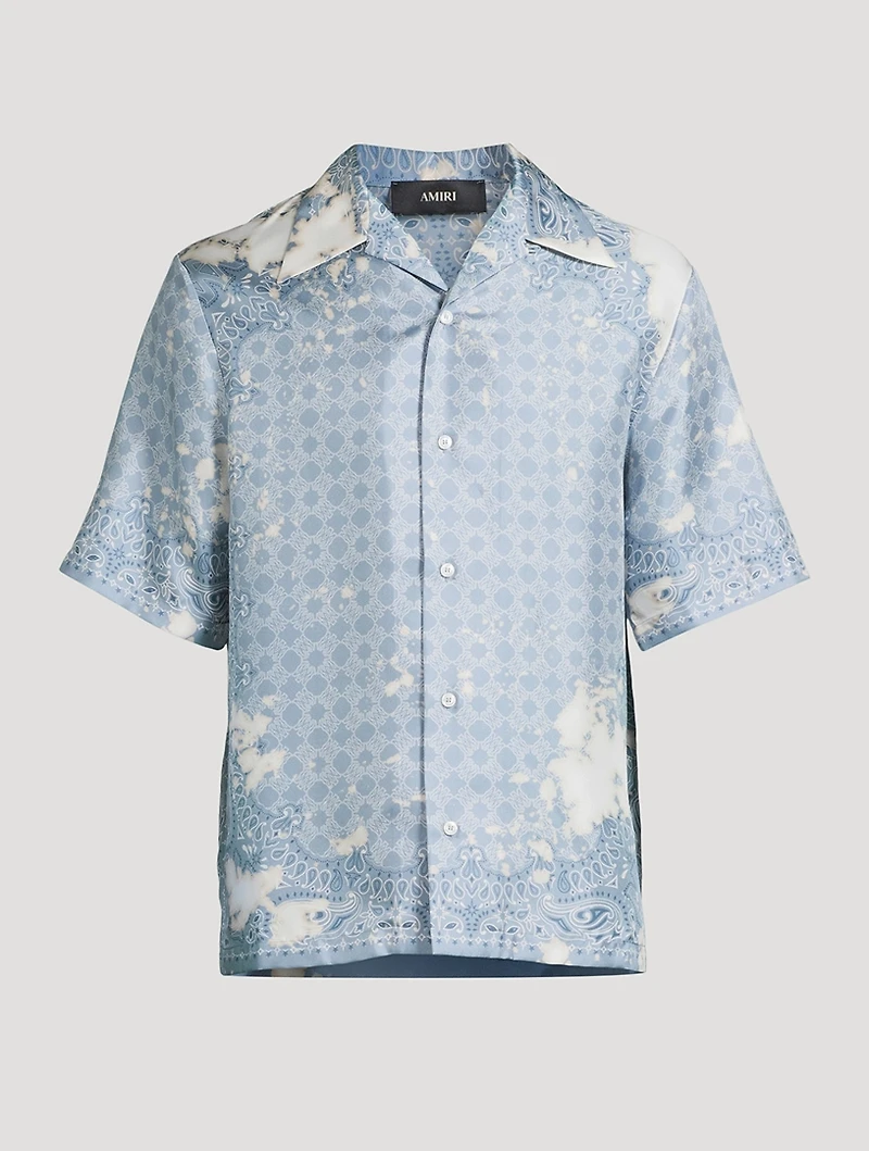 Bleach Bandana Bowling Shirt
