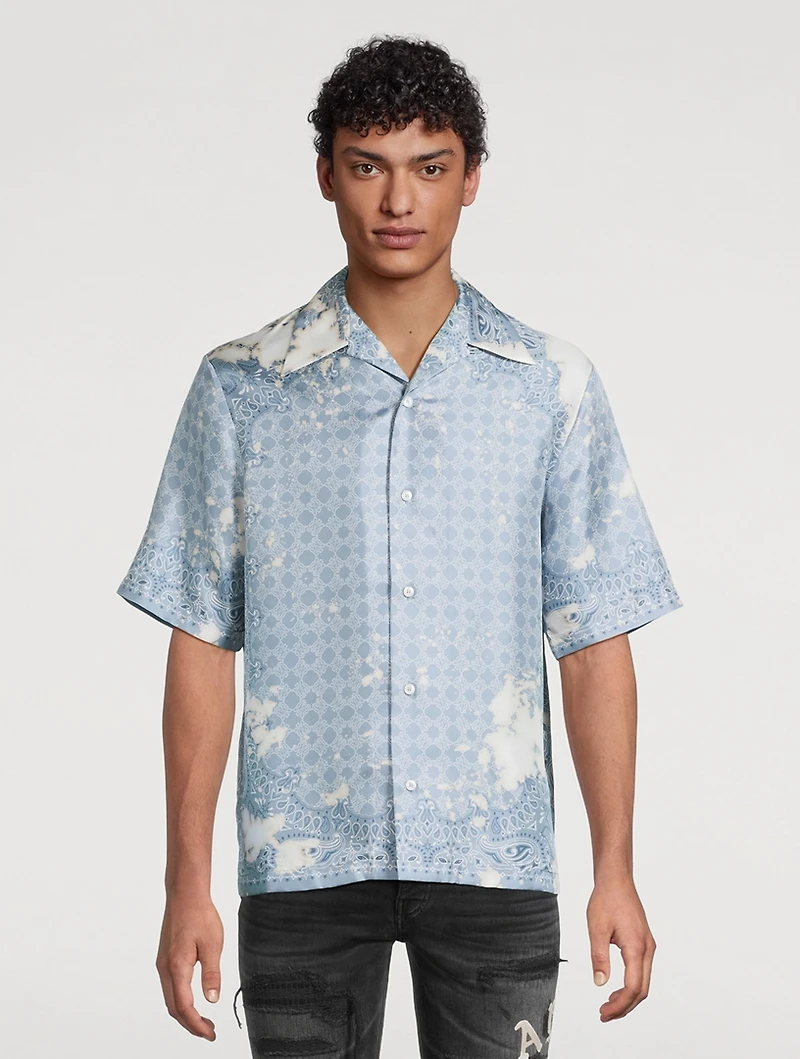 Bleach Bandana Bowling Shirt