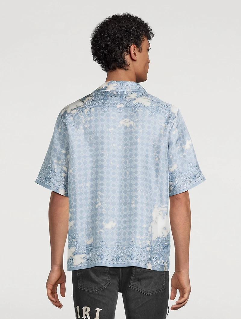 Bleach Bandana Bowling Shirt