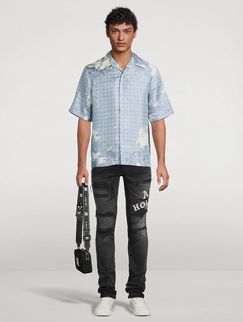 Bleach Bandana Bowling Shirt