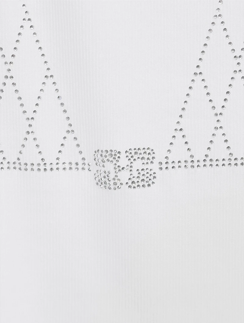 Crystal-Embellished Tank Top
