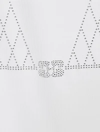 Crystal-Embellished Tank Top