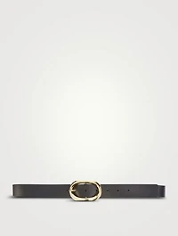 Signature Link Leather Belt
