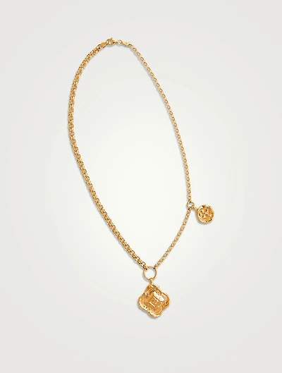 Colliding Compass Necklace
