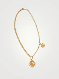 Colliding Compass Necklace