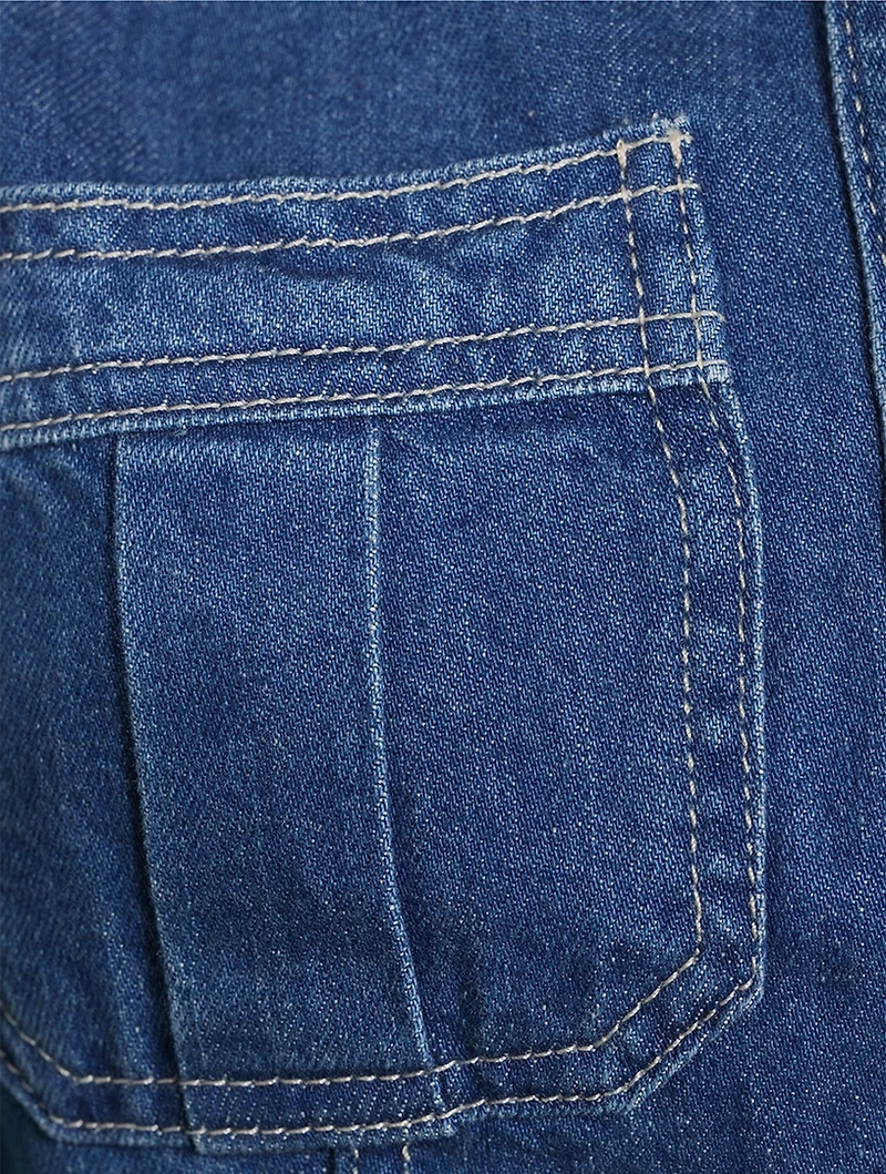 The Major Cropped Denim Shirt