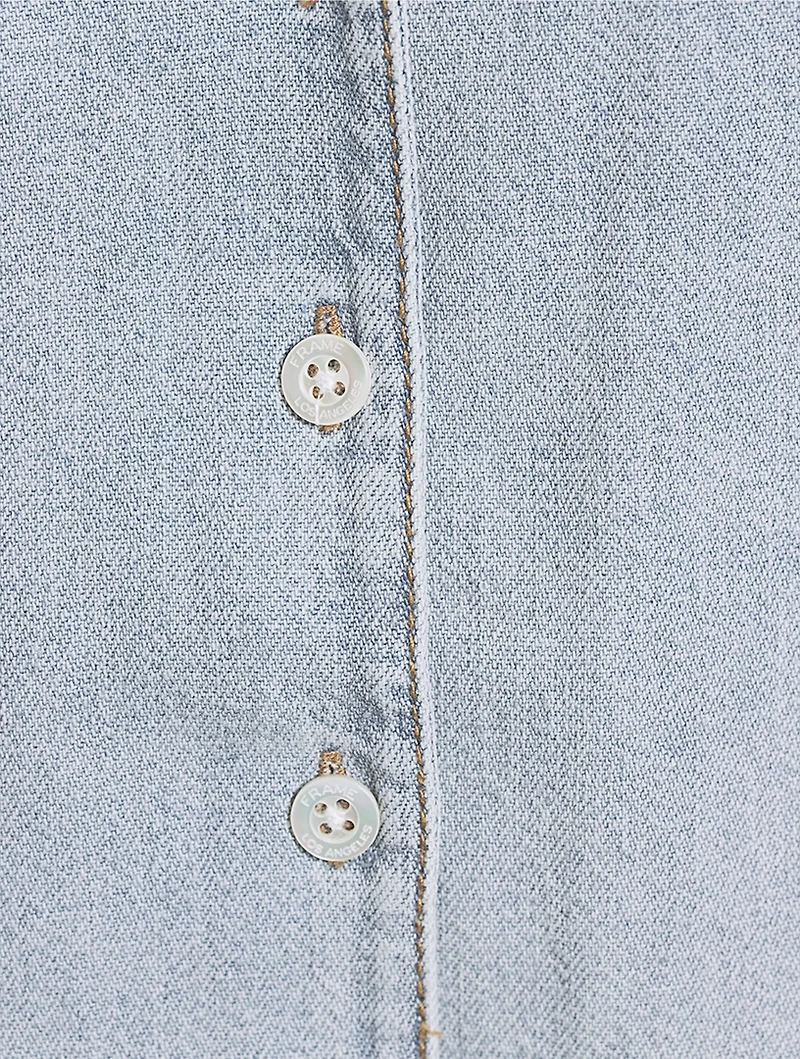 The Yacht Cropped Denim Shirt