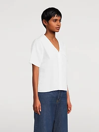 The Sailor Scallop Ramie Shirt