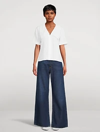 The Sailor Scallop Ramie Shirt