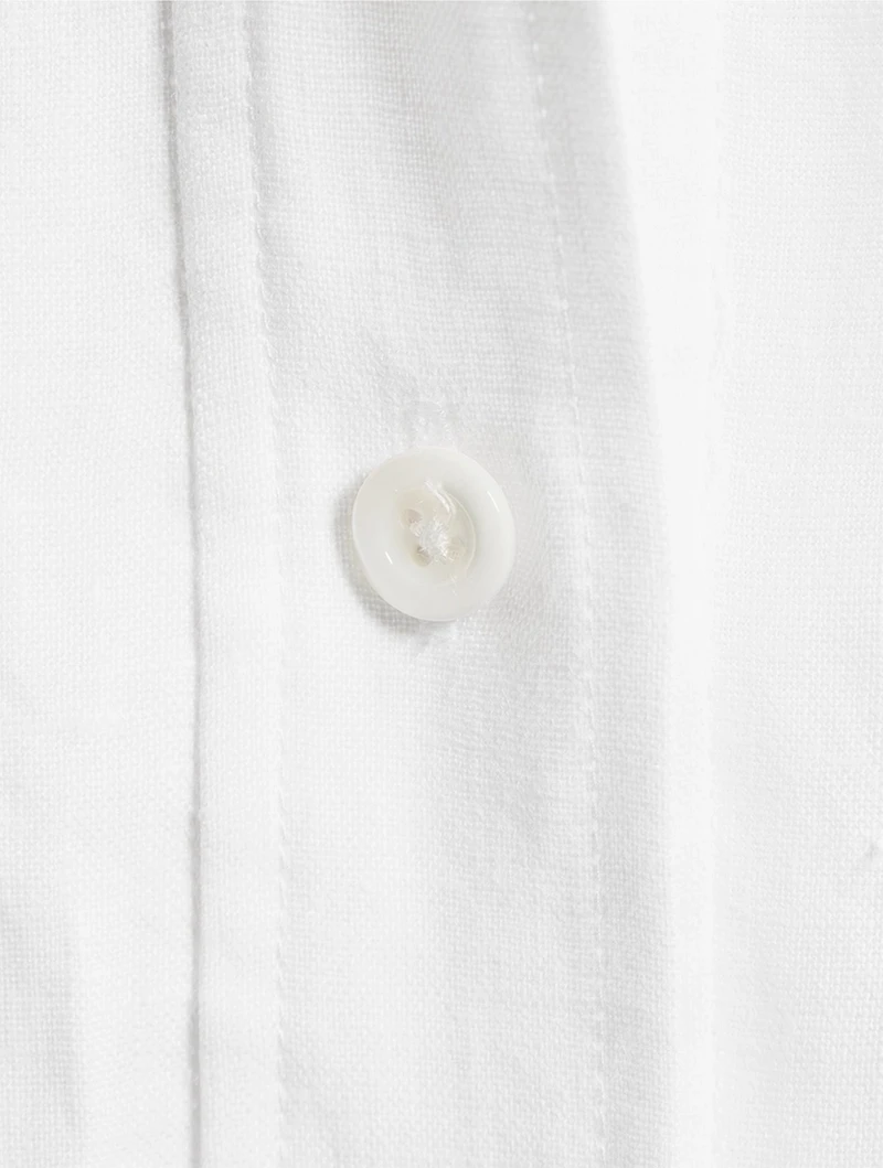 The Linen Shirt Dress