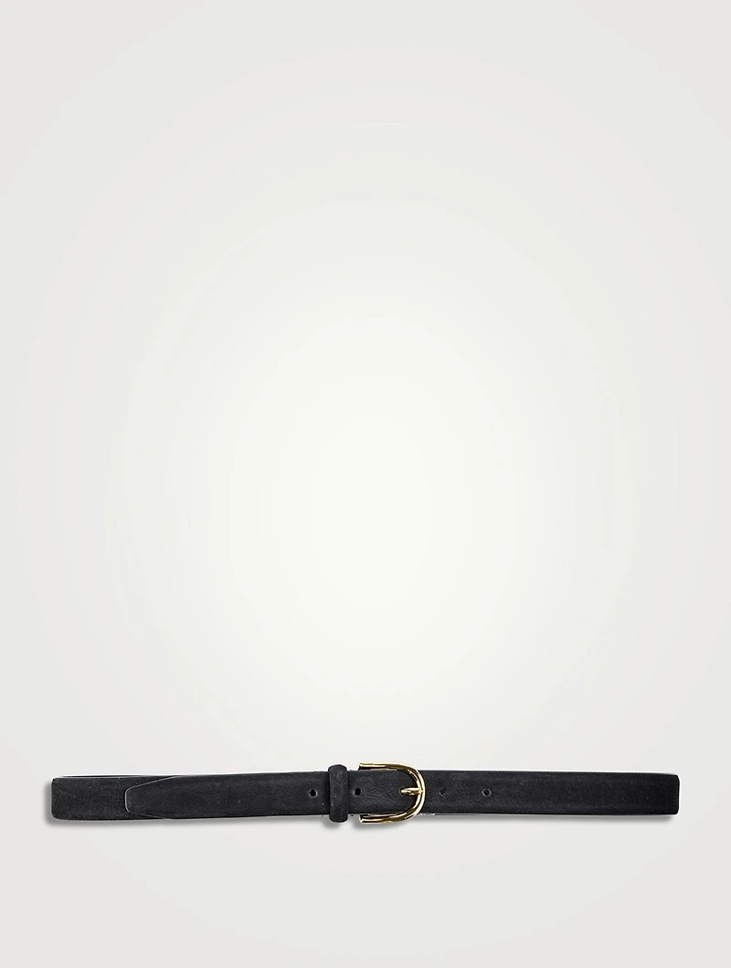 Slim Suede Belt