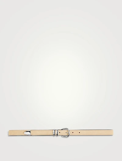 Double Ring Suede Belt