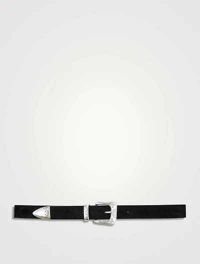 Cowboy Suede Belt