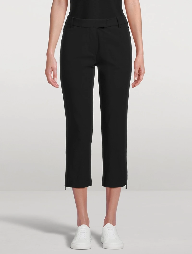 Tech Stretch Cropped Trousers