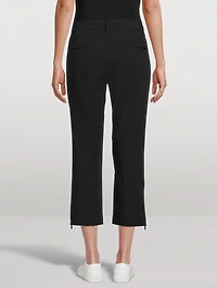 Tech Stretch Cropped Trousers