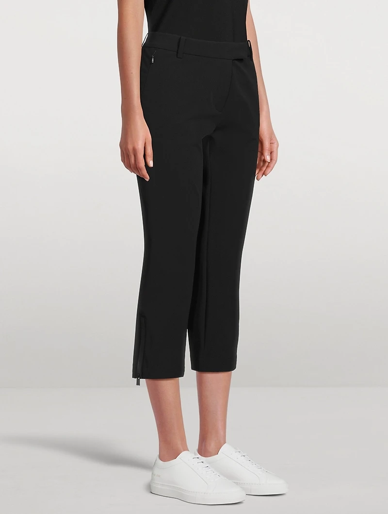 Tech Stretch Cropped Trousers