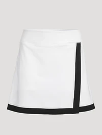 Contrast Sport Mini Skirt