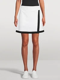 Contrast Sport Mini Skirt
