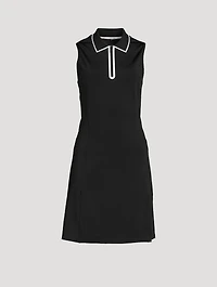 Quarter-Zip Polo Dress