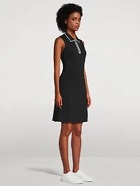 Quarter-Zip Polo Dress