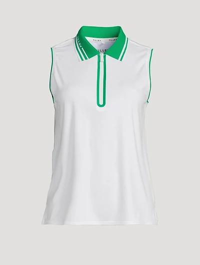 Tech Jersey Zip Polo Shirt