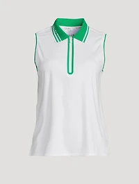 Tech Jersey Zip Polo Shirt