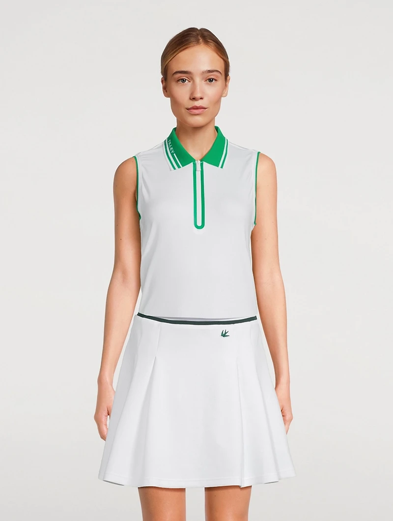 Tech Jersey Zip Polo Shirt