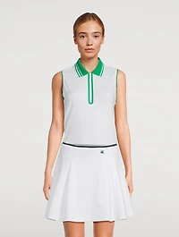 Tech Jersey Zip Polo Shirt