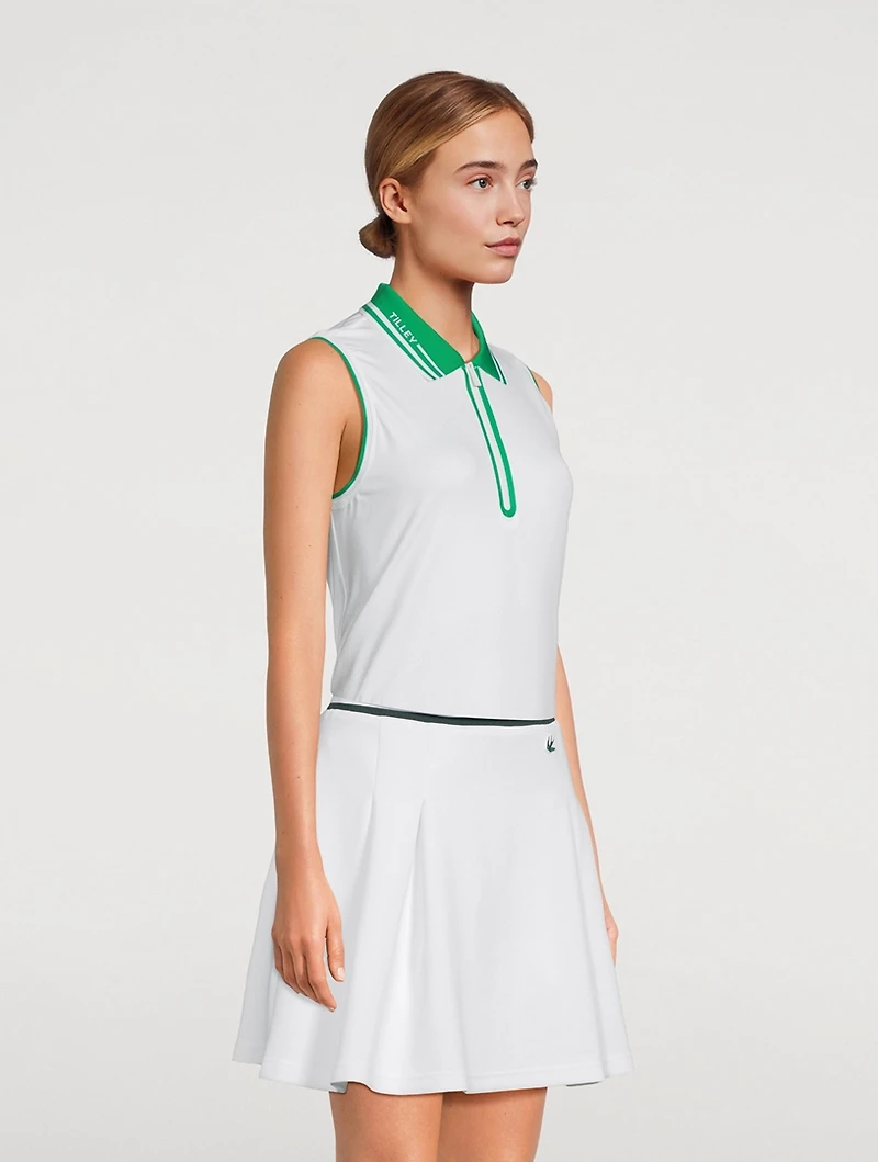 Tech Jersey Zip Polo Shirt
