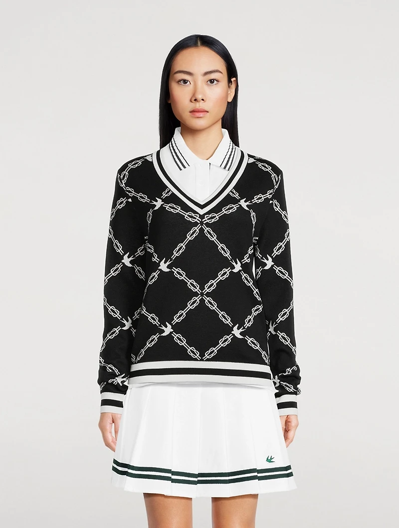 Birdie Link Jacquard Sweater