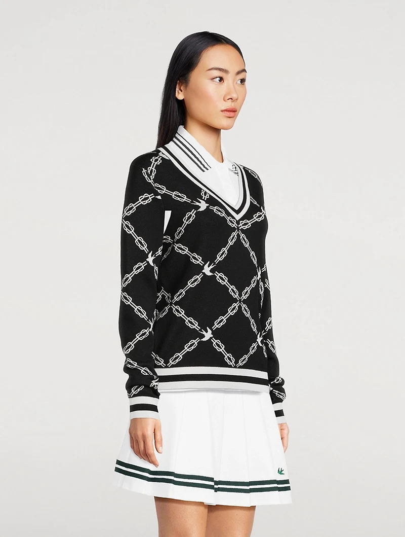 Birdie Link Jacquard Sweater