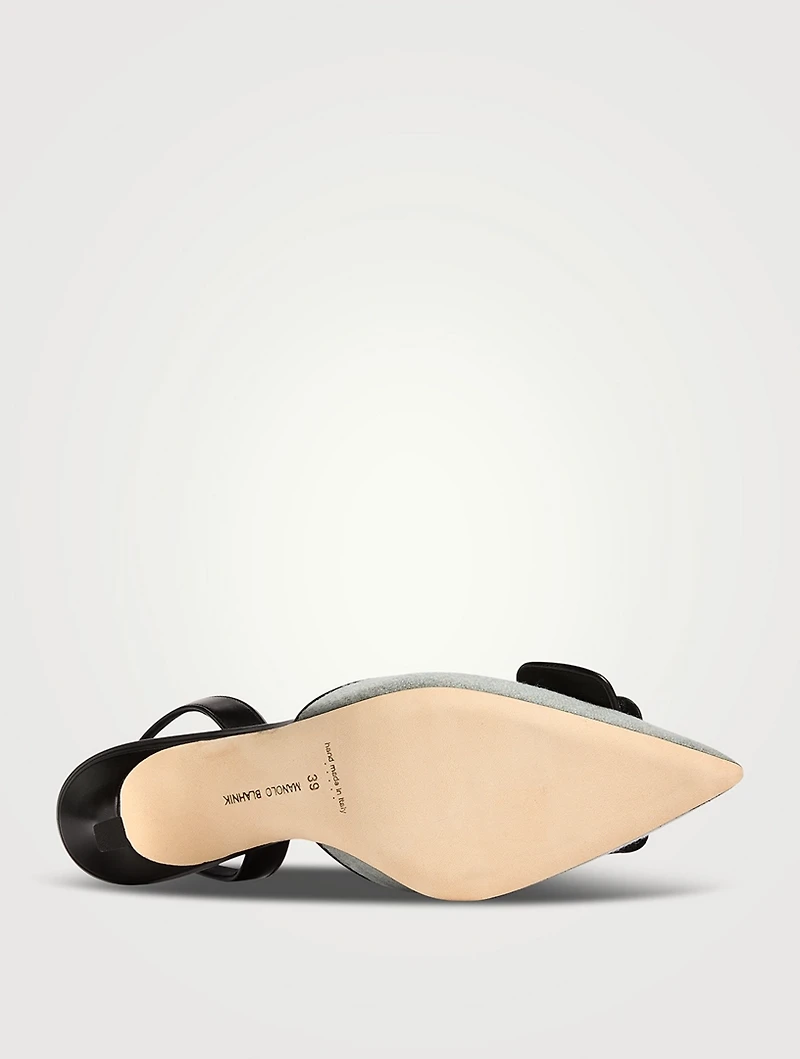 Mayslibi Wool Slingback Pumps