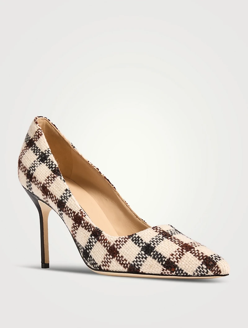 BB 90 Tartan Wool Pumps