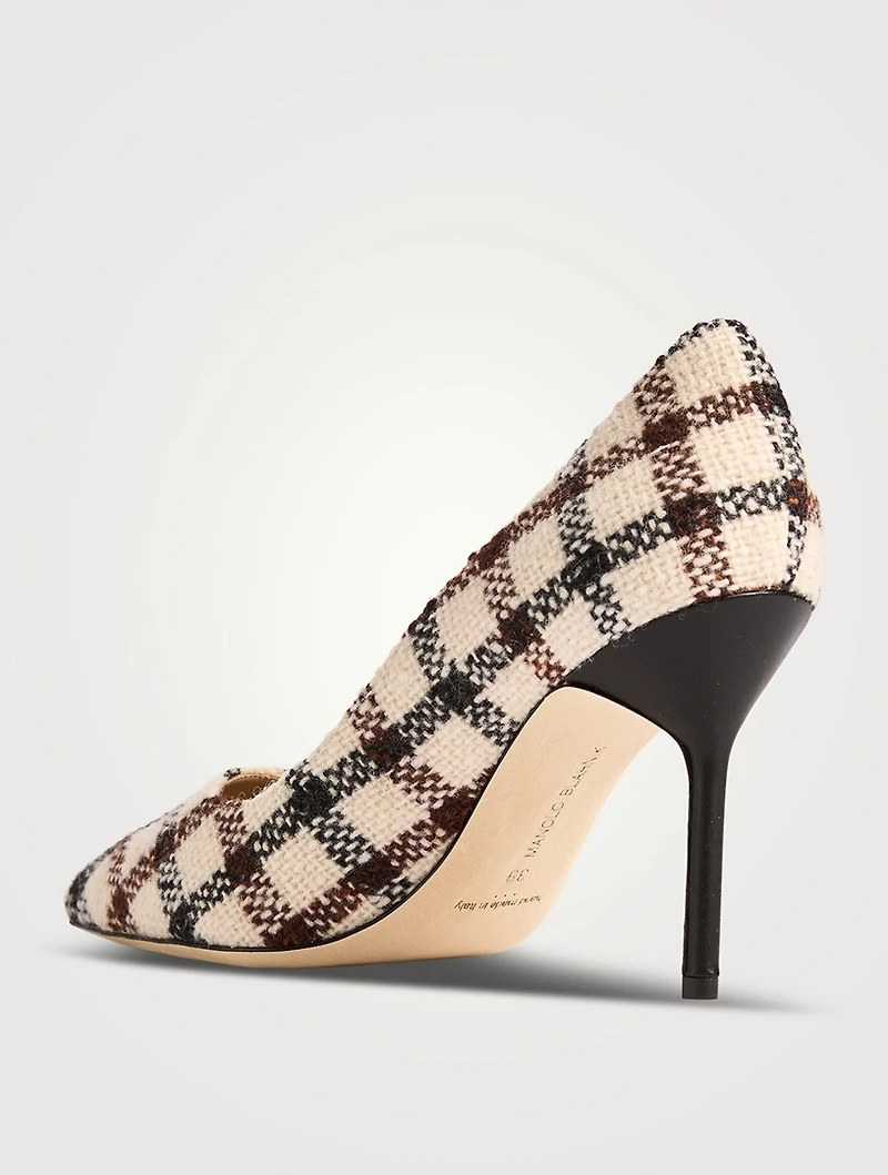 BB 90 Tartan Wool Pumps