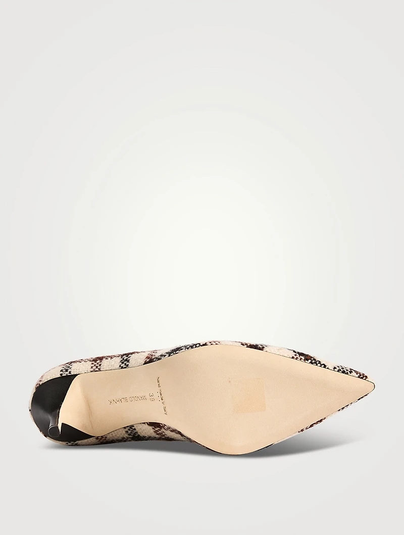 BB 90 Tartan Wool Pumps