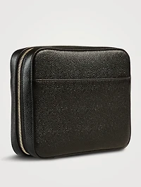 Leather Pouch With Wrist Strap