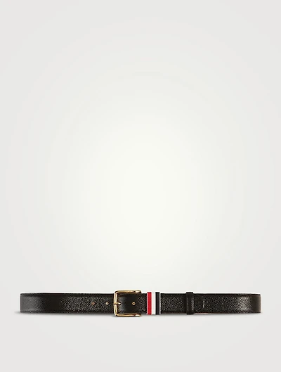 Leather Belt With RWB Loop