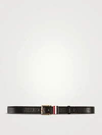 Leather Belt With RWB Loop