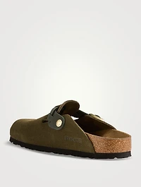 Boston Braided Suede Clogs