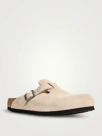 Boston Suede Clogs