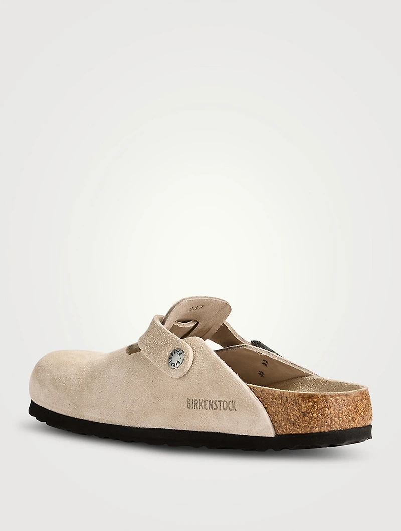 Boston Suede Clogs