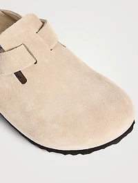 Boston Suede Clogs