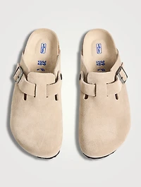 Boston Suede Clogs