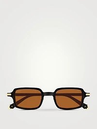 Première De Cartier Rectangular Sunglasses