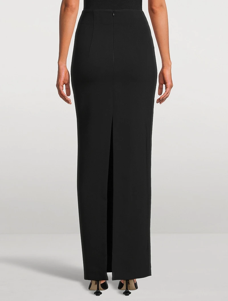 Cut-Out Maxi Skirt