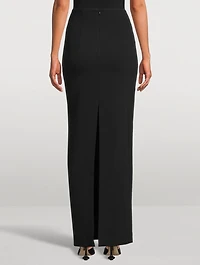 Cut-Out Maxi Skirt