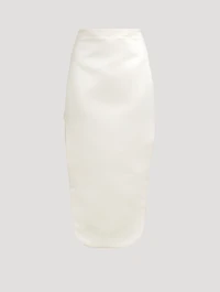 Satin Midi Skirt